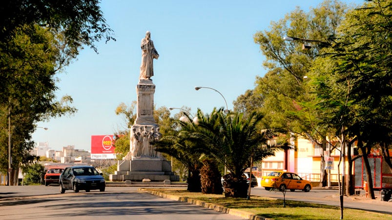 Los ladrones fueron detenidos en la intersección de Deodoro Roca y Chile.