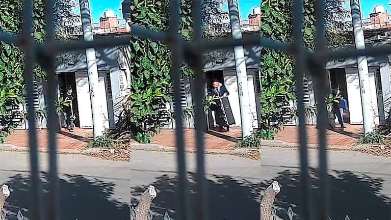 Los ladrones quedaron filmados en barrio Patricios.