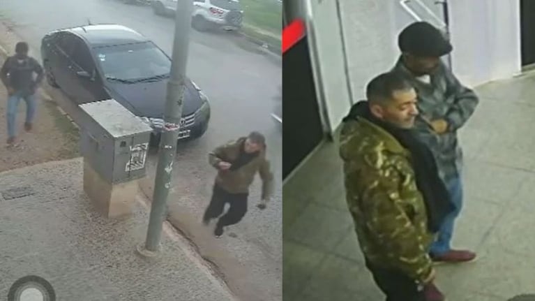 Los ladrones quedaron grabados por las cámaras de seguridad de una carnicería.