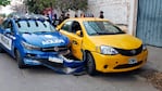 Los ladrones se escaparon en un taxi. Foto: Néstor Ghino / El Doce.