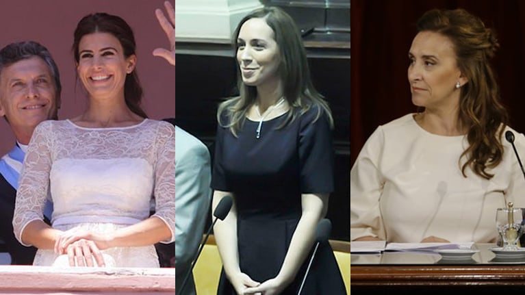 Los looks de las mujeres en los actos de asunción.