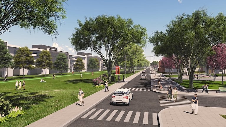 Los lotes cuentan con calles asfaltadas e iluminadas, cordón cuneta, espacios verdes y toda la infraestructura subterránea para evitar contaminación visual y sonora.