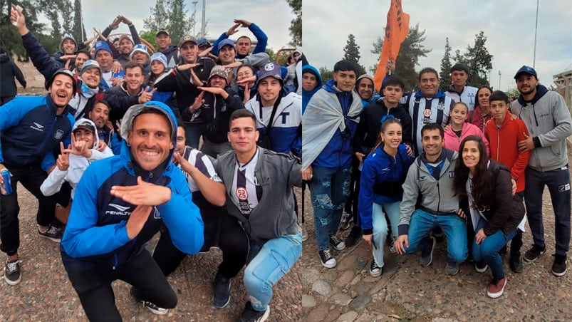 Los matadores le pusieron color y calor a la previa del partido.