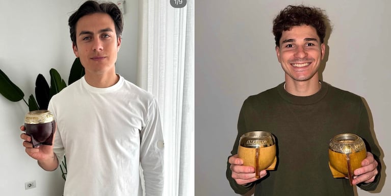 Los mates del cordobés llegaron a jugadores de la Selección y de Europa.