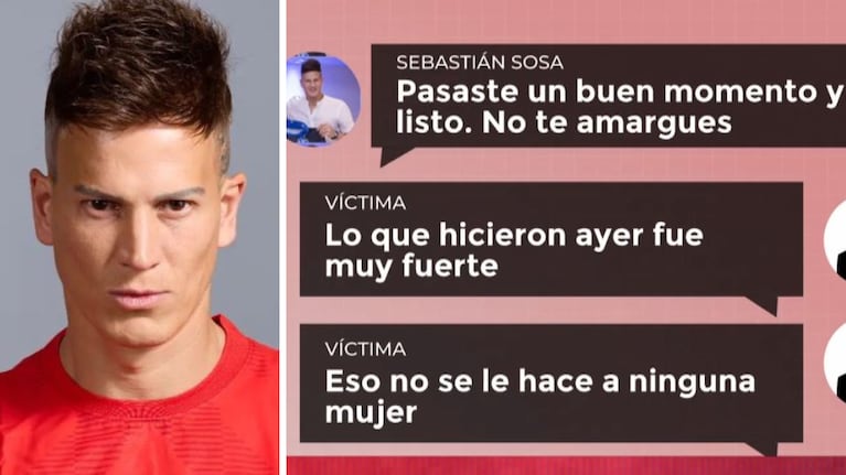 Los mensajes complican sobre todo al futbolista uruguayo.