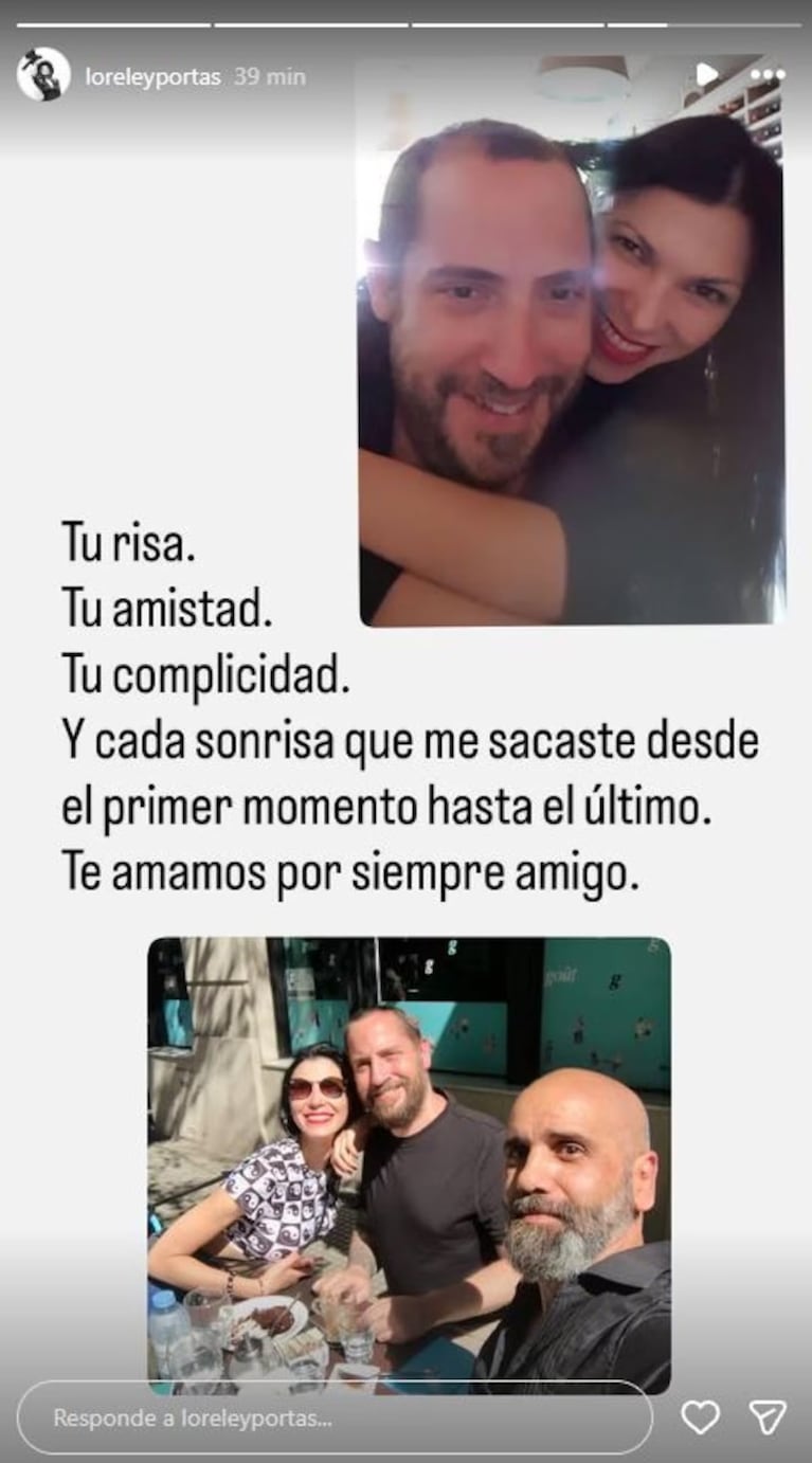 Los mensajes de despedida a Agustín Randazzo.