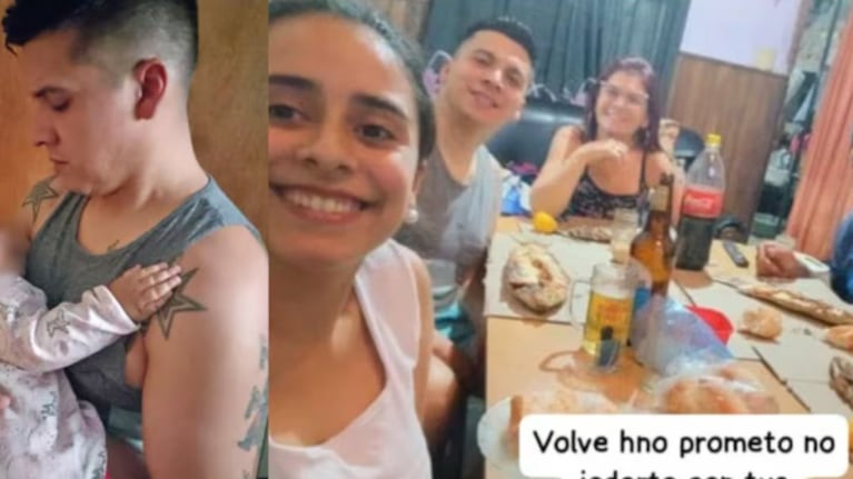 Los mensajes de despedida de la hermana del policía muerto de un piedrazo.