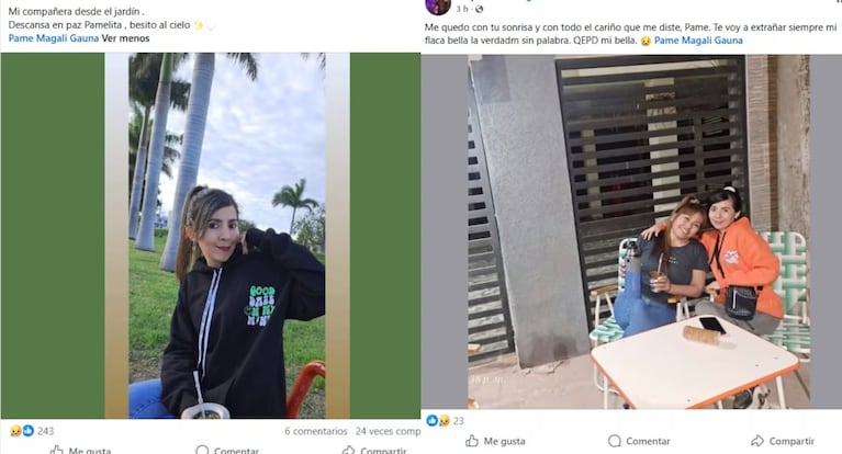 Los mensajes de los allegados a la joven asesinada por su madre en Chaco.