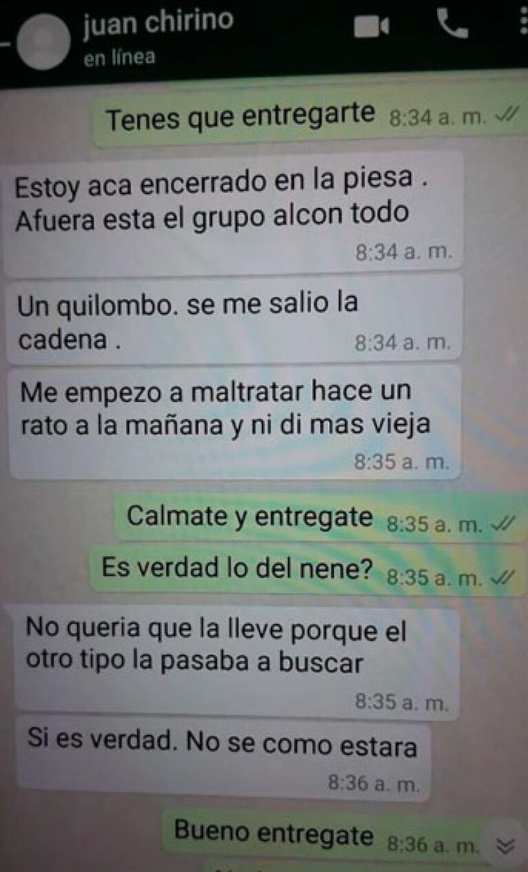 Los mensajes que mandó el asesino de Tolosa tras matar a su hijastro