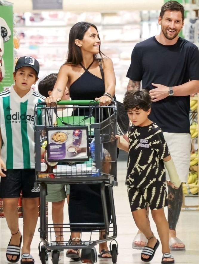 Los Messi salieron de compras en Miami.