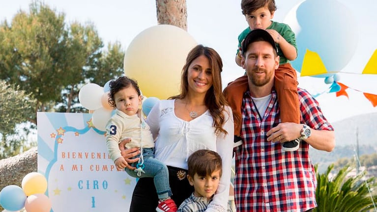 Los Messi se lucieron el domingo en las redes sociales.