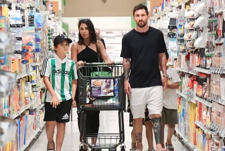 Los Messi, una familia más en Miami.