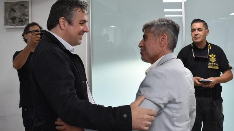 Los ministros de Seguridad de Córdoba y Santa Fe, Quinteros y Cococcioni, se reunieron para reforzar las fronteras.