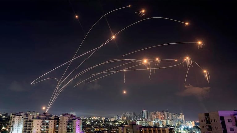 Los misiles iraníes interceptados por Israel.