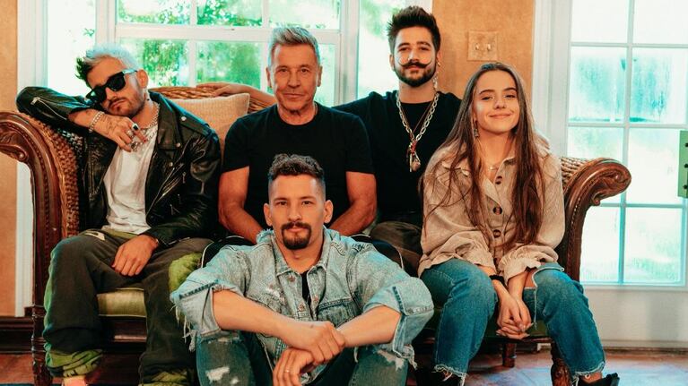 Los Montaner aprovecharon el confinamiento para compartir momentos en familia y hacer música.