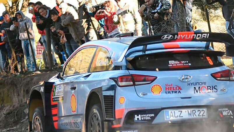 Los motores del Rally Argentina 2017 ya rugen por Calamuchita. Fotos : Lucho Casallla