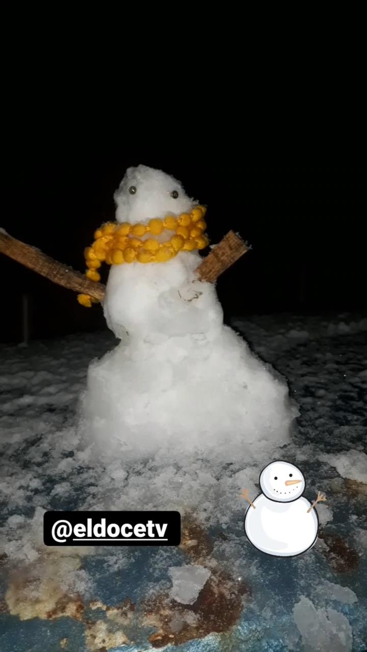 Los muñecos de nieve se multiplicaron en Córdoba capital después de 14 años.