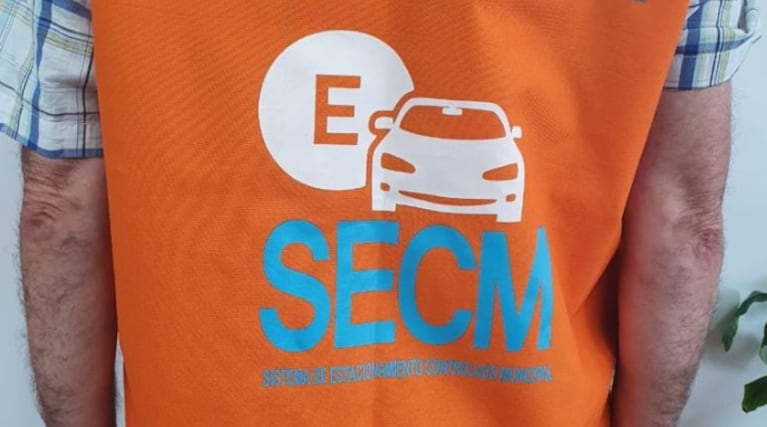 Los naranjitas estaban cobrando en la zona de plaza Colón.