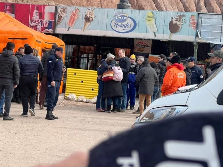 Los padres de Julia habían llegado a San Juan este lunes a la mañana.