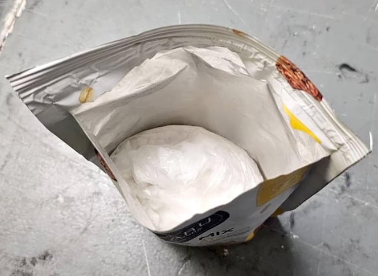 Los paquetes de avena tenían cocaína.