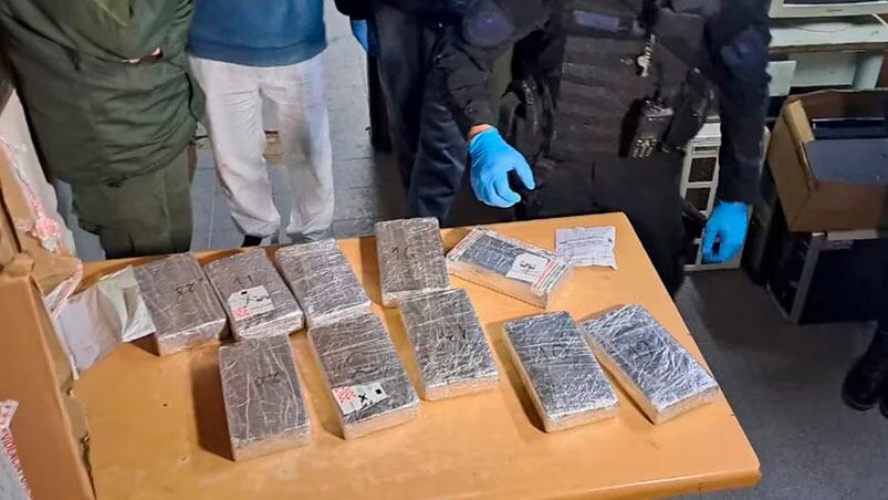 Los paquetes llevaban el sello de un delfín, marca del narco Delfín Castedo.