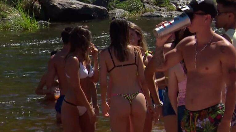 Los paradores se colmaron de turistas el fin de semana.
