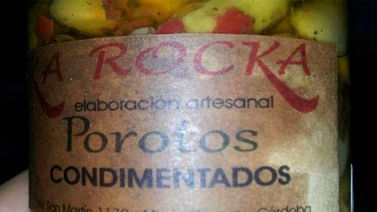 Los porotos infectados de Mina Clavero. Foto: eldocetv