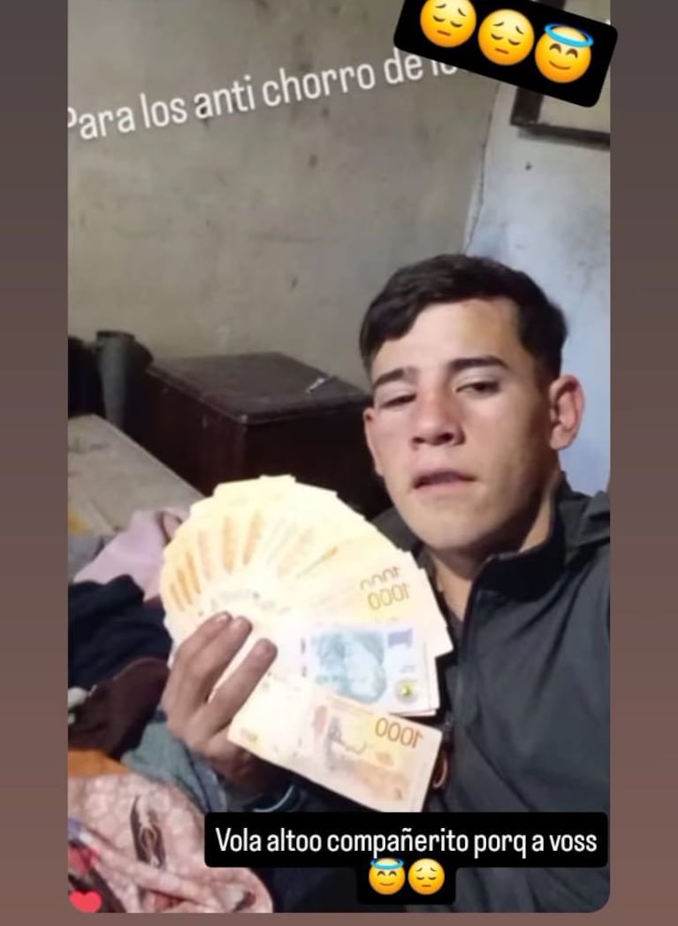 Los posteos de los amigos del menor asesinado.