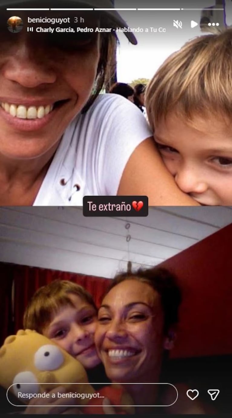 Los posteos del hijo de Ernestina Pais.
