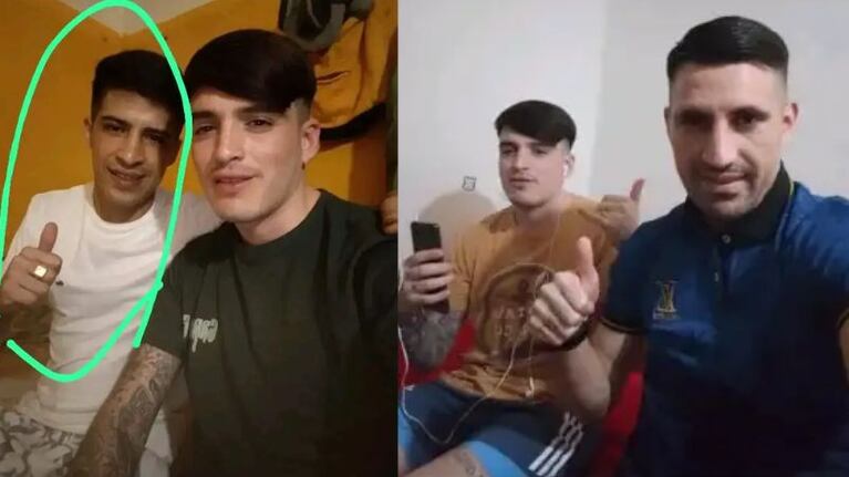 Los presos se filmaban mostrando sus celulares.