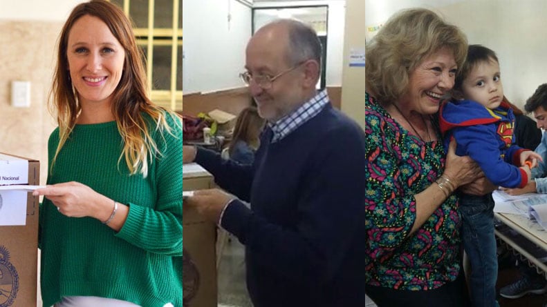 Los primeros candidatos de las listas ya votaron. 