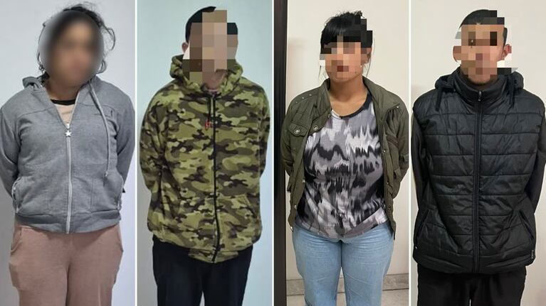 Los primeros cuatro detenidos por el triple crimen.