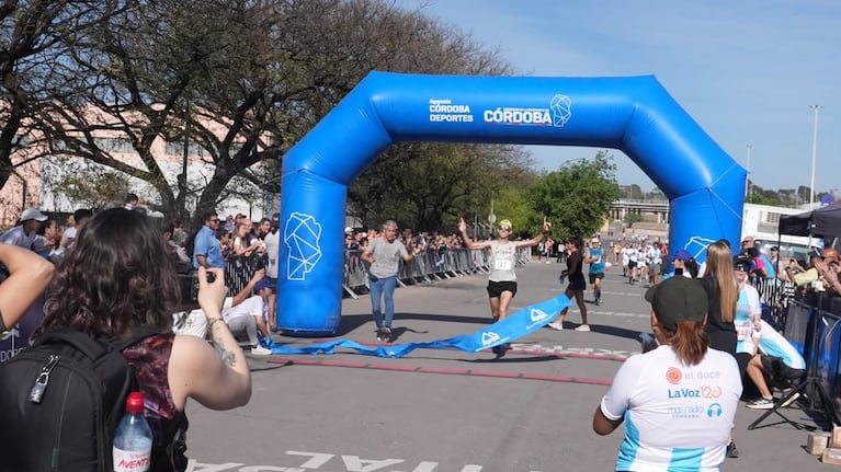 Los primeros en llegar a la meta.