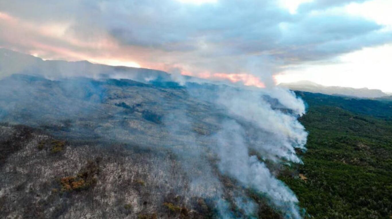 Los primeros focos se originaron el jueves por la noche. (Foto: Télam)