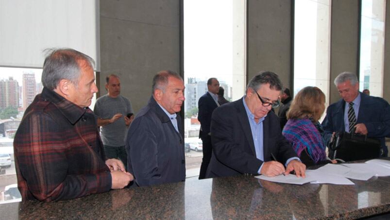 Los principales candidatos de Córdoba Cambia se presentaron esta mañana en Tribunales 2.