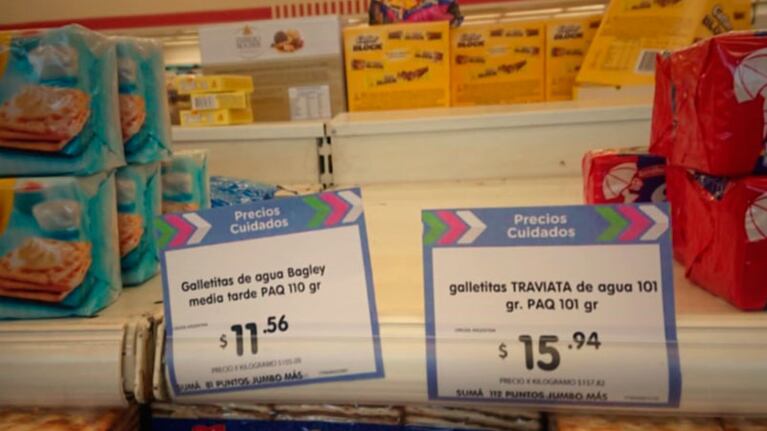 Los productos con precios esenciales deben tener una señalización particular. / Foto: ElDoce.tv