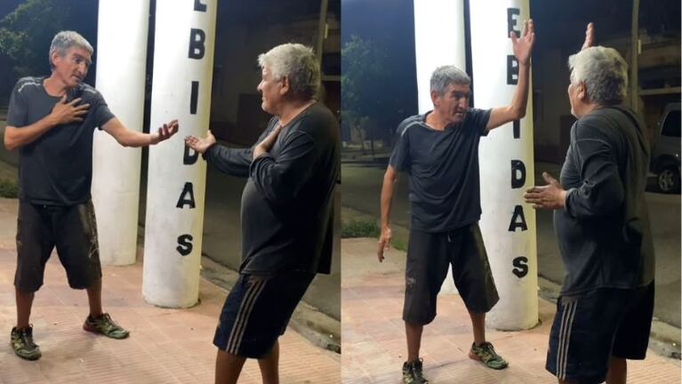 Los protagonistas del épico duelo de baile.