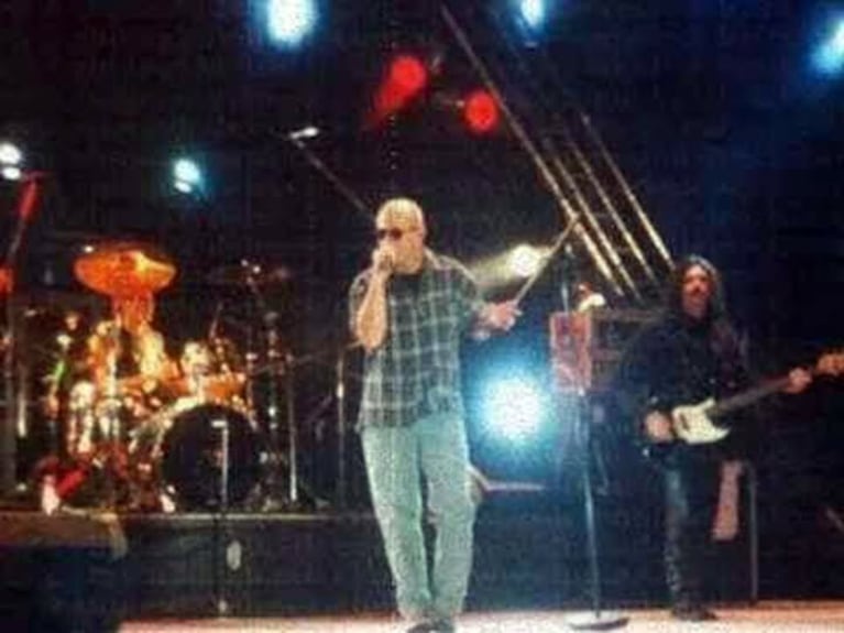 Los Redondos en su segunda visita a Villa María para presentar Luzbelito, en 1997.