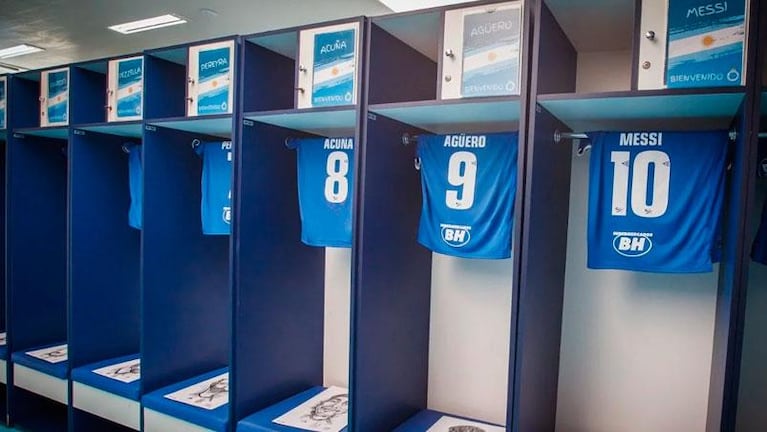 Los regalos de Cruzeiro para Messi y la selección