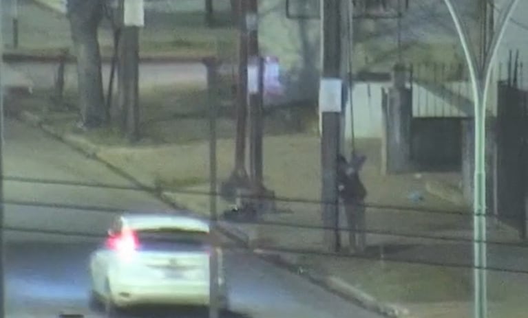 Los robacables fueron vistos por las cámaras del 911.
