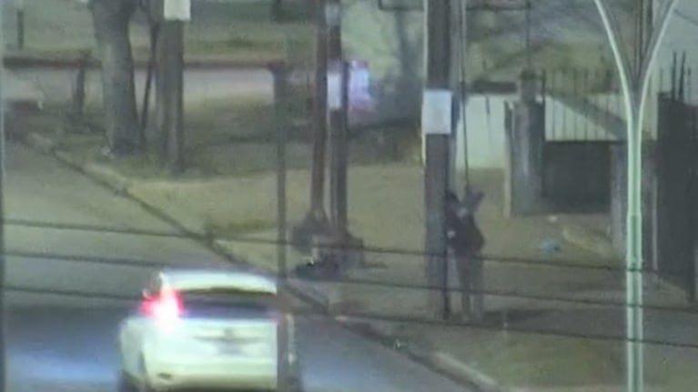Los robacables fueron vistos por las cámaras del 911.