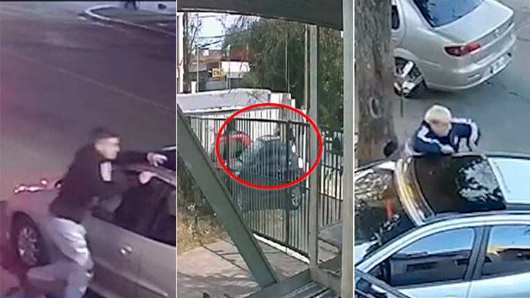 Los "robatechos" en acción en Córdoba.
