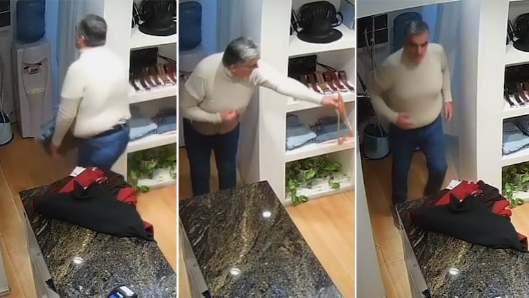Los robos quedaron grabados por cámaras de seguridad.