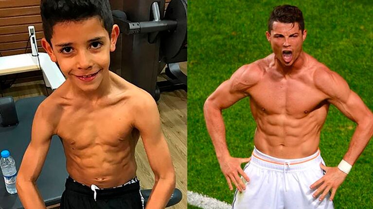 Los Ronaldo, como dos gotas de agua.