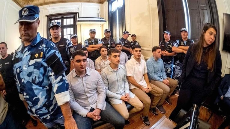 Los rugbiers condenados por el crimen de Báez Sosa.