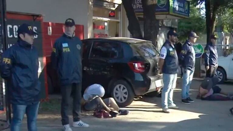 Los secuestradores fueron atrapados en Ituzaingó.
