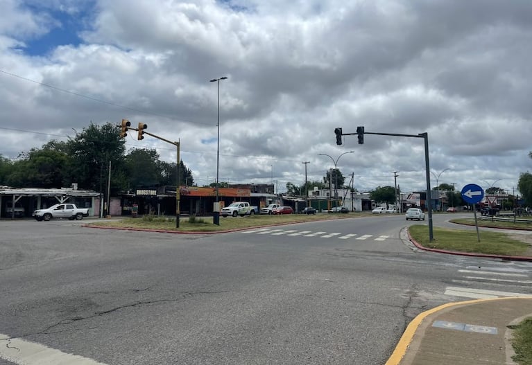 Los semáforos, rotos.