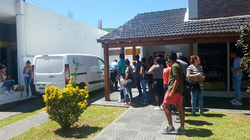 Los seres queridos despidieron a Franco en Carlos Paz.