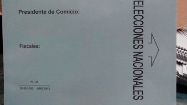 Los sobres con el años 2013 son válidos.