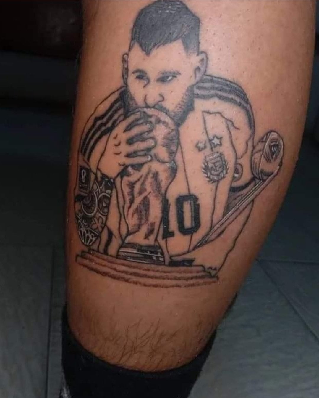 Los tatuajes más polémicos de los hinchas.